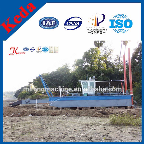 Quality Guaranteed Gold Bucket Dredger with 10m-25m Dredging Depth 2