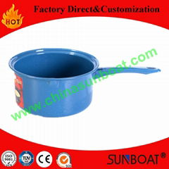 o.4mm thickness Iron enamel sauce pan