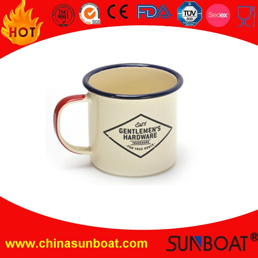 customized design enamel travel mug STM101 Sunboat (China