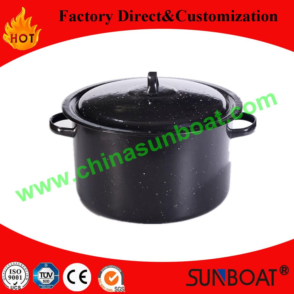 11QT cast iron enamel stock pot STP017 sunboat (China Manufacturer