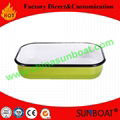 3pcs set enamel baking tray 4