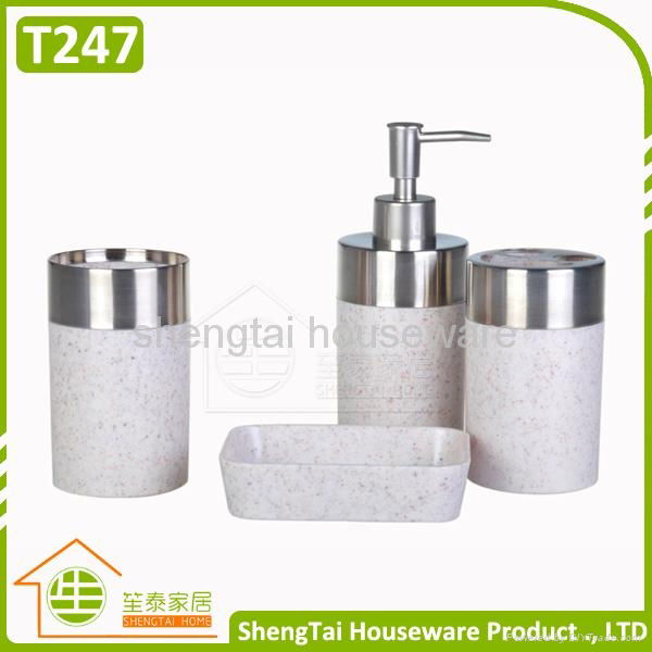 Stone Marble Design European Style Latest Home Bathroom Sanitary Set 3