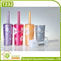 New Fashion Special Design Rose Pattern 5 Pcs Bath Accessory Set 3