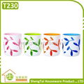 Cheap 3D Tree Leaves Pattern Family Hotel Cute Bathroom Sets For Gift 4