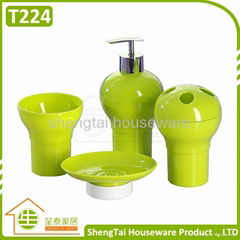 Multi Use Special New Design Bottle Gourd Shape Complete Bathroom Set