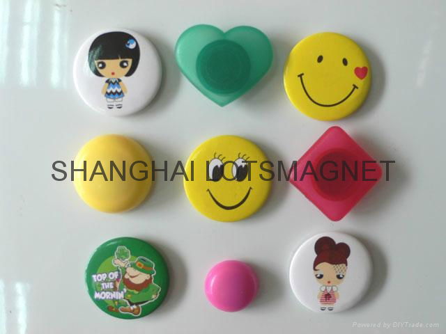 Colourful D25/30/40 magnetic push pin whiteboard magnet button