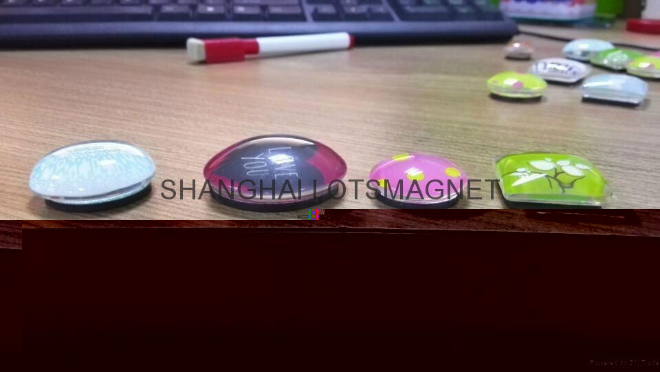 Colourful D25/30/40 magnetic push pin whiteboard magnet button 2