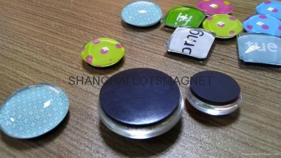 Colourful D25/30/40 magnetic push pin whiteboard magnet button 3