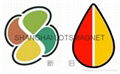 popular car sticker, removeable colorful waterproof soft magnet car sticker