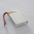 High rate lipo battery 752540 rc battery 550mah li-pol cell 3.7v 4