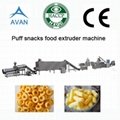 Twin screw puff snacks food extrusion machine