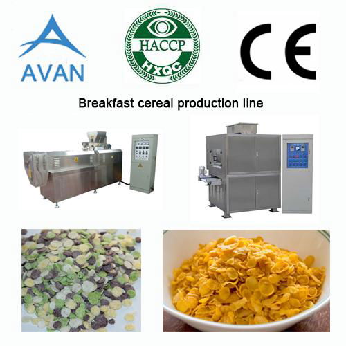 Automatic corn flake extruding line 3