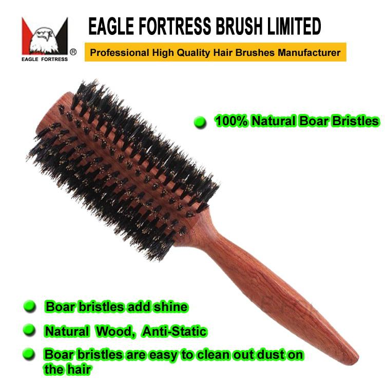 100 Natural Boar Bristle brush Eagle Fortress or Customized logo (China Manufacturer