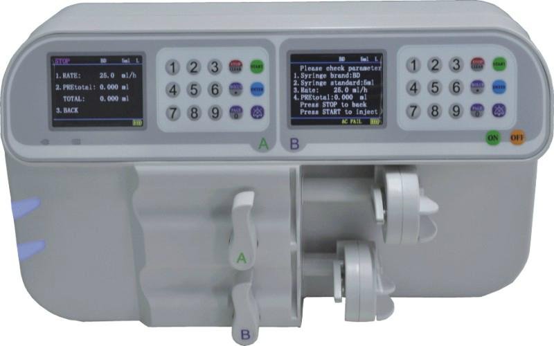 CTN-W200 Double Channel Syringe Pump(CE and ISO Certificate)