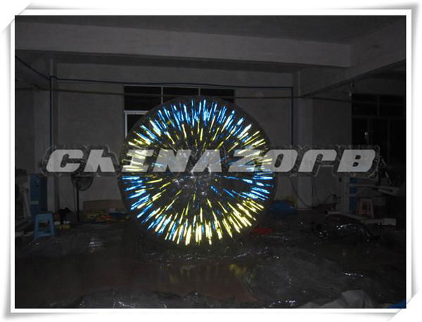 New Arrival Durable PVC&TPU Glow Zorb Lighting Zorbing Ball Cheap Price