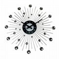 Art Metal Star Wall Clock 