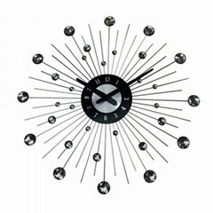 Art Metal Star Wall Clock 