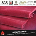 IFR velvet fabric for stage curtain or theatre curtain 2