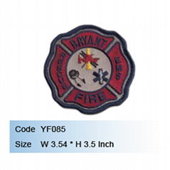 Fire Department Embroideried Patches