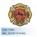 Fire Department Embroideried Patches 4