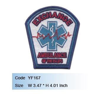 Rescue Dept Embroidery Patches 2
