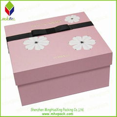 Flower printing Paper Gift Cosmetic Box