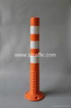 Durable road spring PU Warning Post Delineators   3