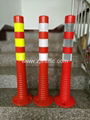 Durable road spring PU Warning Post Delineators   1