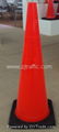 PVC traffic cone  with one reflection    3