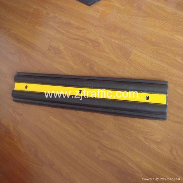 Durable high quality yellow strip Anti-impacted rubber Collision bar 3