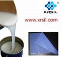 Silicone rubber for making logo sheet