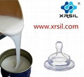 Liquid silicone rubber material for baby nipples