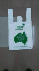 T-shirt plastic bag cheap bag garbage bag supply Japan marrket HDPE plasticb 