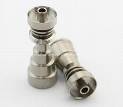 Universal 6 in 1 Titanium Domeless Nail 10mm 14mm 18mm Male and Female