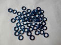 Din125 titanium anodized flat washer