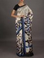 Embroidery Painted Kantha Sarees