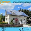 Home pitch tile roof metal solar