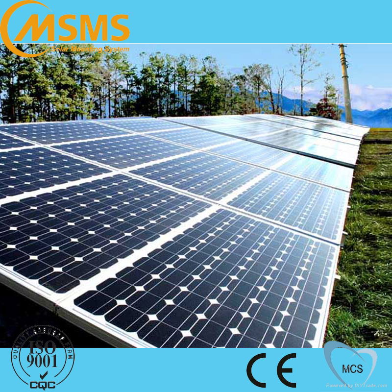 Factory price pv galvanized solar ground mounting in china