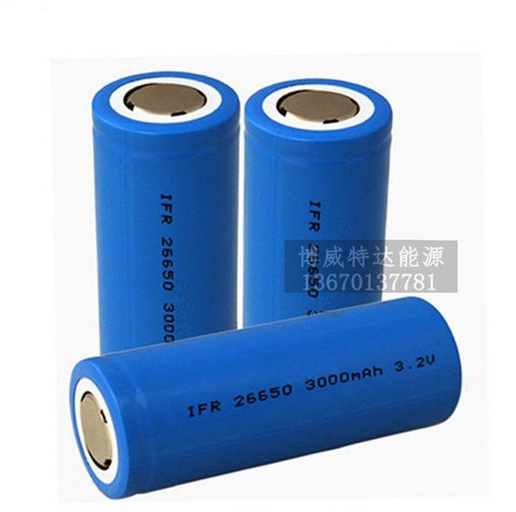 26650 3.2V power lithium iron phosphate battery 3000MAH 4