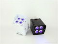 6*18W 6 in 1 RGBWA-UV battery dmx wireless uplighting