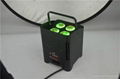 6*18W 6 in 1 RGBWA-UV battery dmx wireless uplighting 4