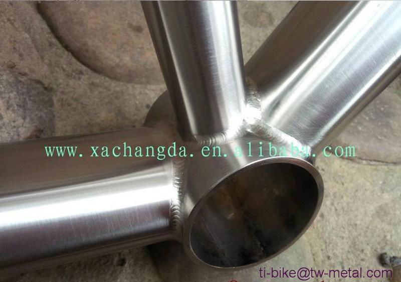 titanium bike frame tandem custom made in china with taper head tube 3