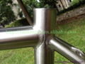 Titanium road bicycle frame customized titanium bike part made in China 2