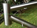 Titanium road bicycle frame customized titanium bike part made in China 3