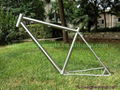 Titanium road bicycle frame customized titanium bike part made in China 1