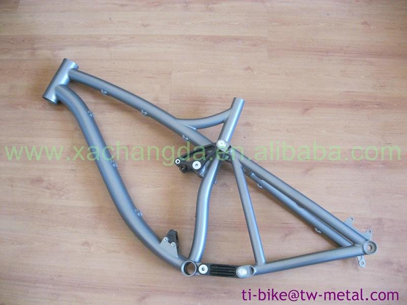 titanium bike frame bmx made in china titan full suspension bike frame mtb