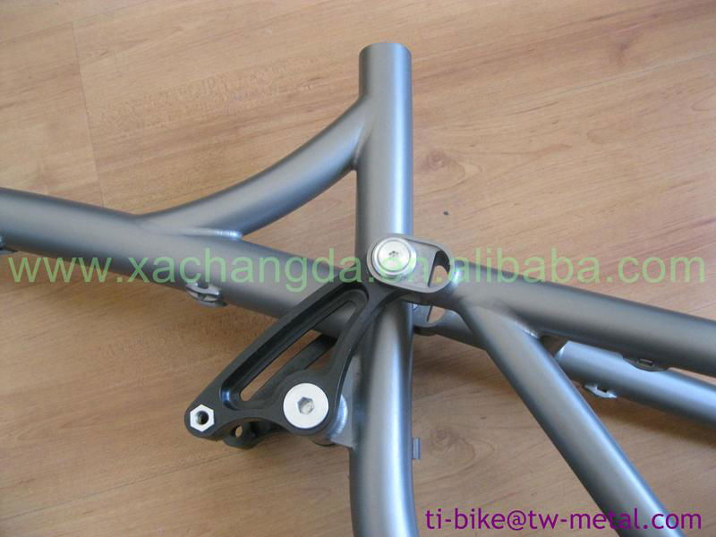 titanium bike frame bmx made in china titan full suspension bike frame mtb 4