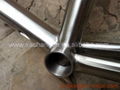 Titanium road bicycle frame customized titan touring bicycle frame in china 2