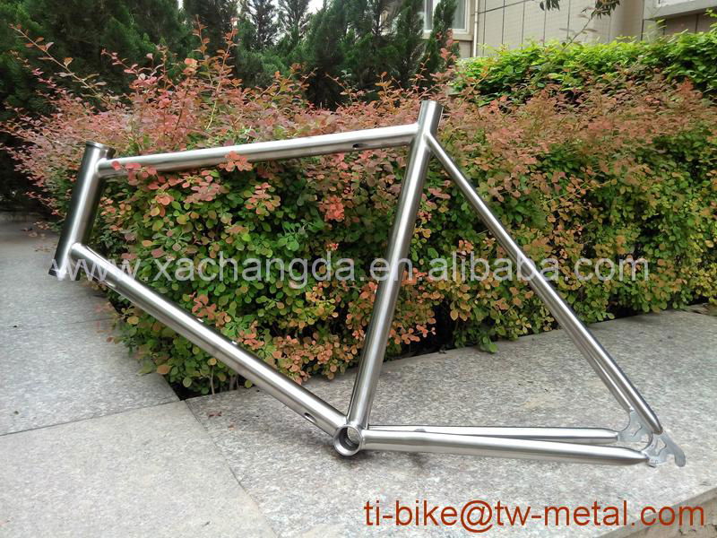 Titanium road bicycle frame customized titan touring bicycle frame in china