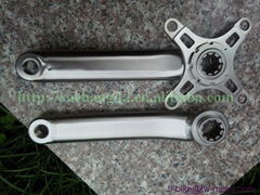 China made titanium bicycle crankset ti cranks and spider customized cheap